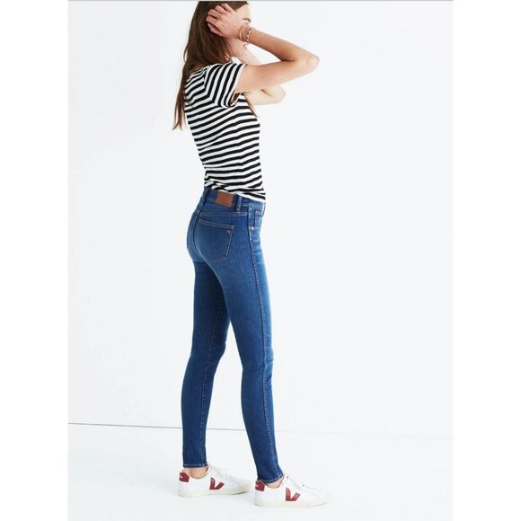 Madewell 9" Mid Rise Skinny Jeans Sz 28 - Picture 3 of 7